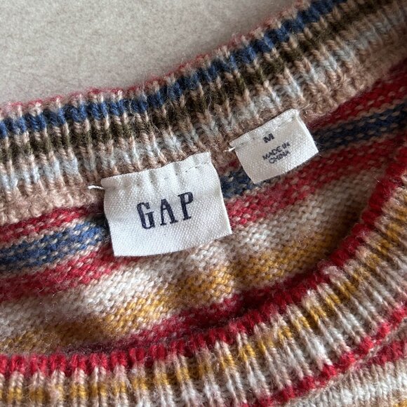 GAP Striped Merino Wool Blend Sweater ASO Max Mayfield - Picture 5 of 8